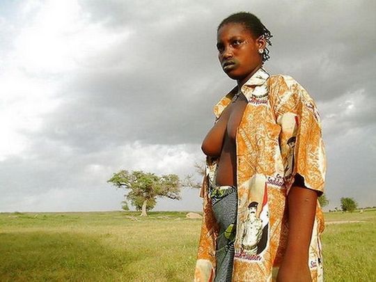 Голые африканки в красивой фото эротике из Африки